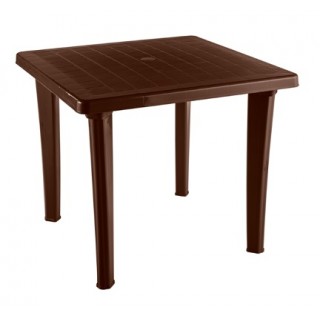 Стол пластиковый арт.СП-МТ003 квадратный (шоколад)